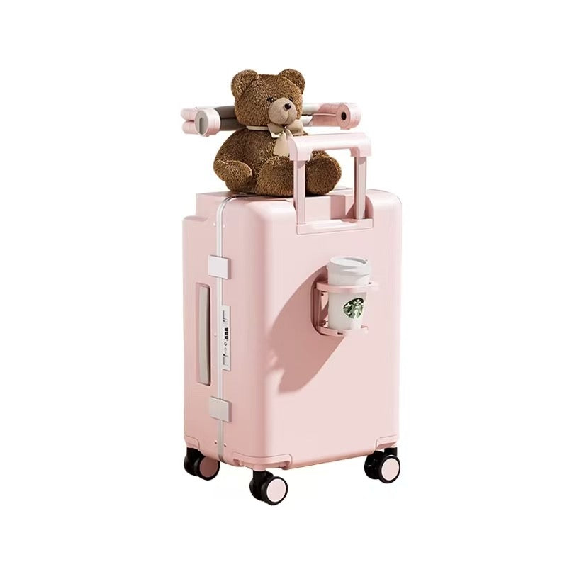 Mindel carry on luggage with kids seat