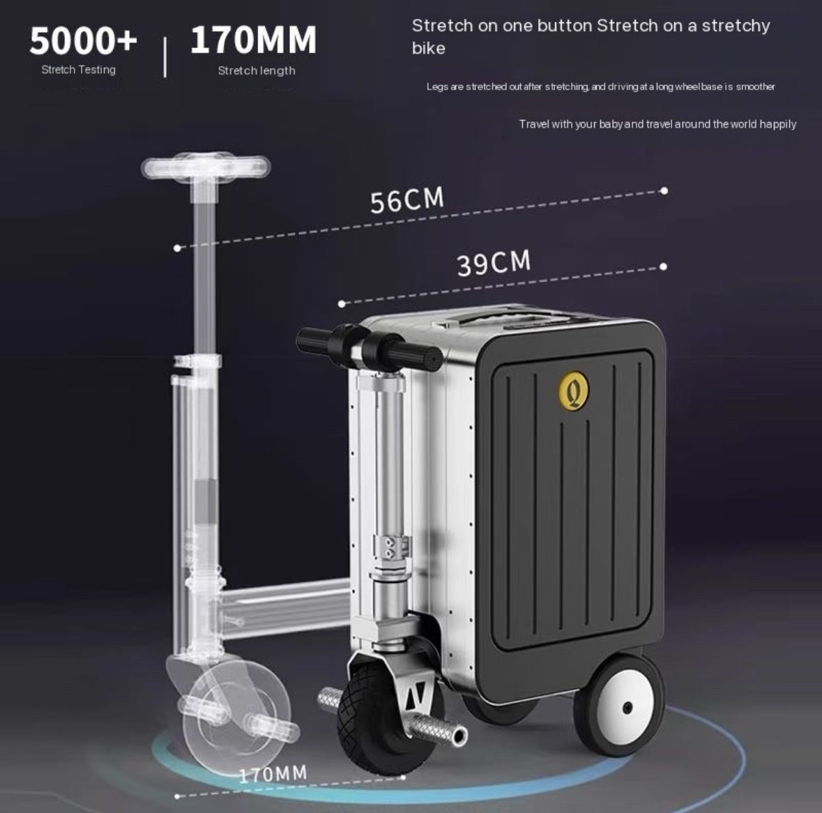 Airwheel Rideable Smart Carry On