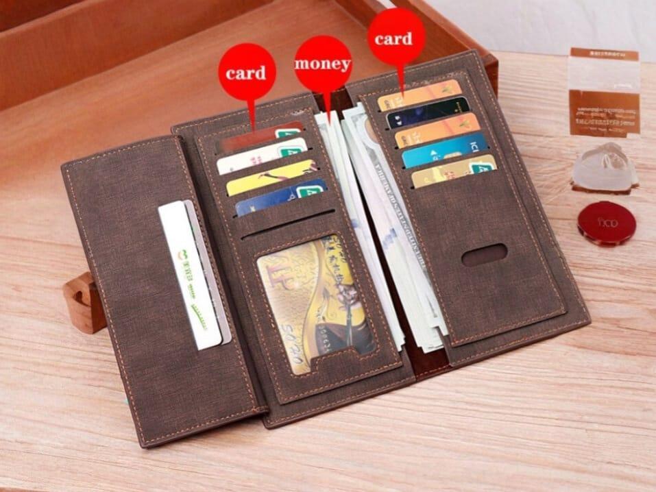 Men's PU Leather Wallet with BMW Logo